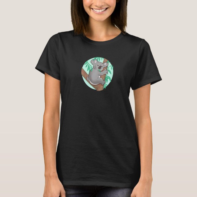 Cute Koala Bear For Koala T-Shirt (Front)