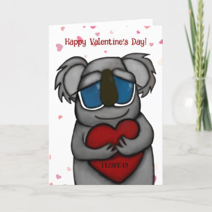 Cute Koala Bear Holiday Card