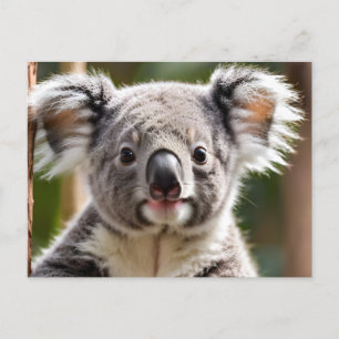 Cute Koala Bear  Holiday Postcard