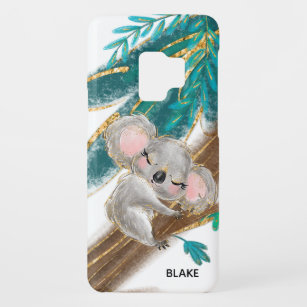 Cute Koala Bear Hugging Tree Name Case-Mate Samsung Galaxy S9 Case