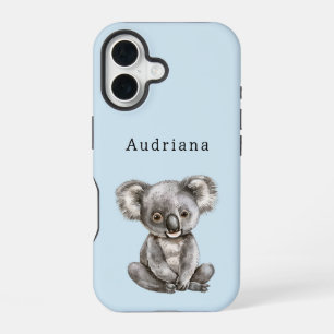 Cute Koala Bear iPhone 16 Case