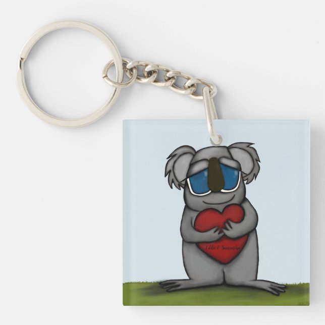Cute Koala Bear Key Ring (Front)