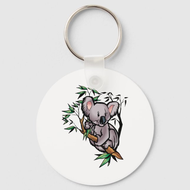Cute Koala Bear Key Ring (Front)
