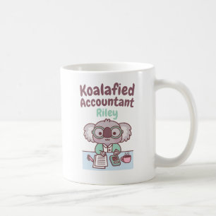 Cute Koala Bear Koalafied Accountant Funny Gift Coffee Mug
