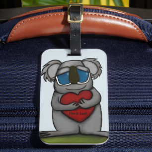 Cute Koala Bear Luggage Tag