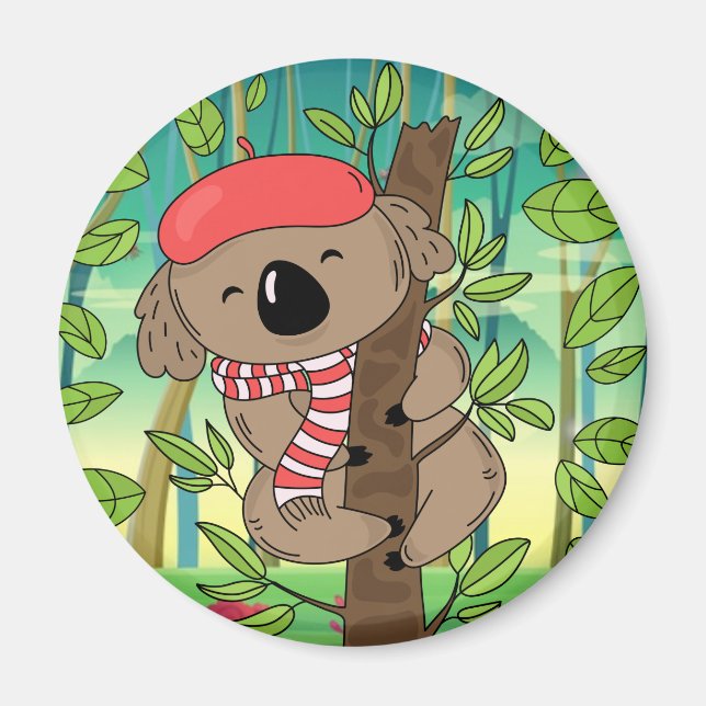 Cute Koala Bear Magnet (Front)