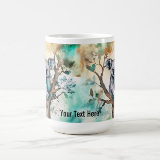 Cute Koala Bear Mug in Tree – Personalise