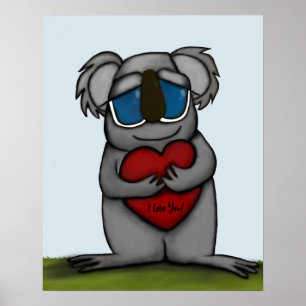 Cute Koala Bear Poster