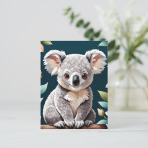 Cute Koala Bear Poster Postcard