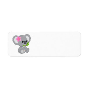 Cute koala Bear Return Address Label