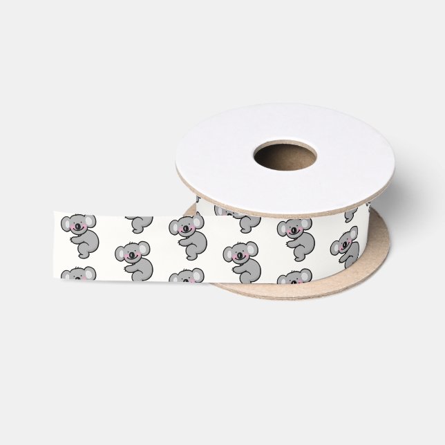 Cute Koala Bear  Satin Ribbon (Spool)
