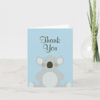 Cute Koala Bear Thank You Card