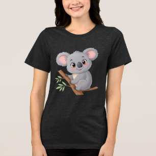 Cute Koala Bear Tri-Blend Shirt