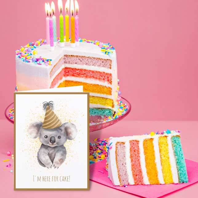 Cute Koala Birthday Card (Creator Uploaded)