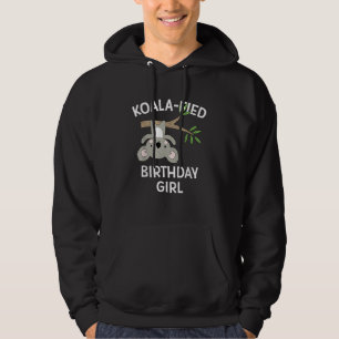 Cute Koala Birthday Girl Funny Pun Gift Hoodie