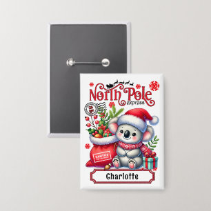 Cute Koala Chirstmas Personalised Name