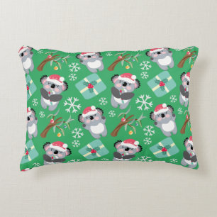 Cute Koala Christmas Decorative Cushion