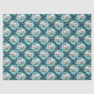 Cute Koala Christmas Dreamtime Blue Wrapping Paper