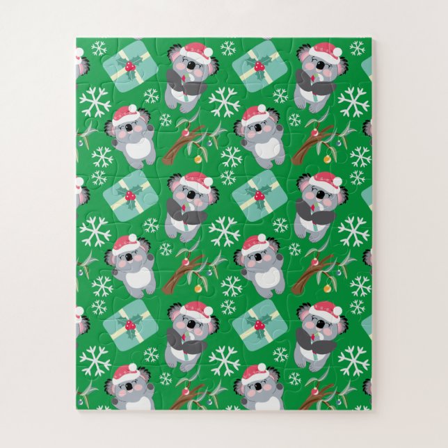 Cute Koala Christmas Jigsaw Puzzle (Vertical)