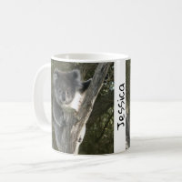 Cute Koala Climbing a Tree Coffee Mug