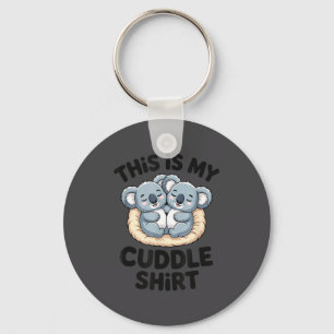 Cute Koala Couple This Is My Cuddle  Key Ring