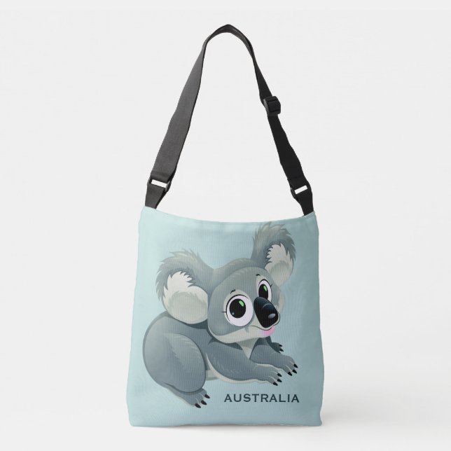 Cute Koala custom text bags (Front)
