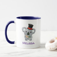 Cute Koala in a Black Top Hat Custom