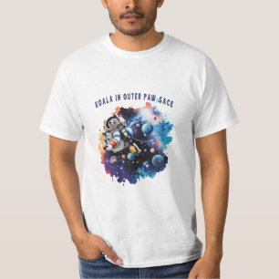Cute Koala in Outer Paw-sace, Koala Astronaut T-Shirt