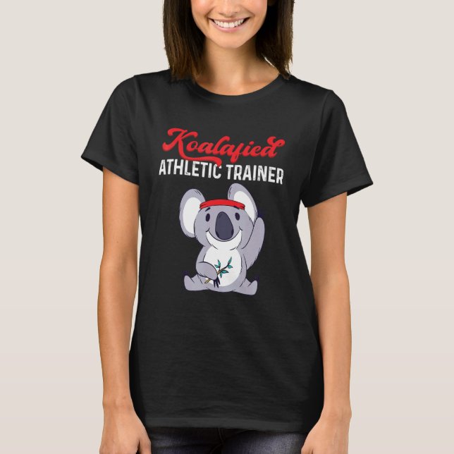 Cute Koala Koalafied Athletic Trainer Cardio Koala T-Shirt (Front)
