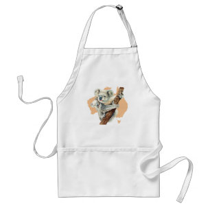 Cute Koala Mom and Baby Standard Apron