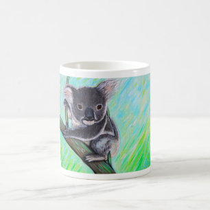 Cute Koala Painting Coffee Mug