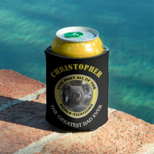 Cute koala ‘play on words’ personalised can cooler