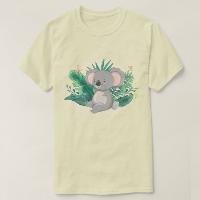 Cute Koala T-Shirt (Design Front)