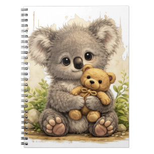 Cute Koala Teddy Notebook – Kawaii Journal
