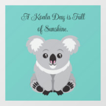 Cute Koala Window Cling