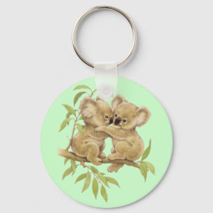 Cute Koalas Key Ring