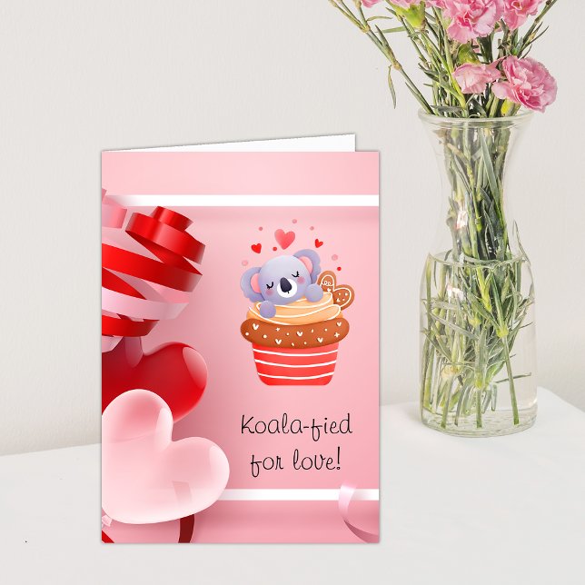 Cute Koalas Valentine's Day Holiday Card (Creator Uploaded)