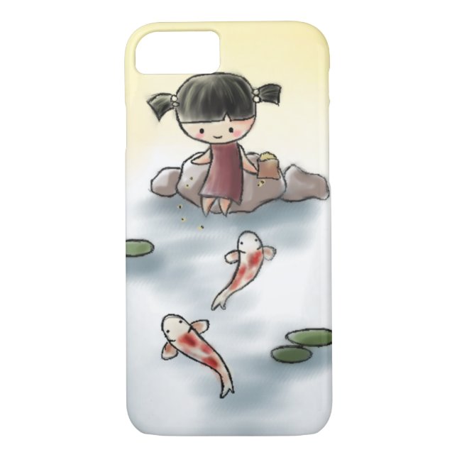 Cute Koi iPhone 7 case (Back)