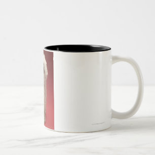 Cute Komondor Dog Two-Tone Coffee Mug