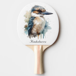 Cute Kookaburra on a Branch , custom Ping Pong Paddle