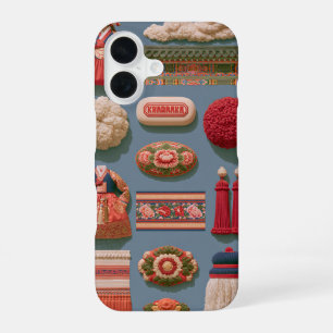 Cute Korean Aesthetic Illustration Premium iPhone 16 Case