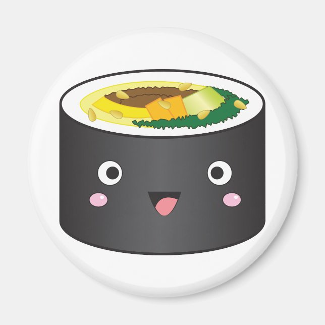Cute Korean Gimbap Magnet (Front)