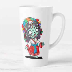 Cute Korean Zombie Latte Mug