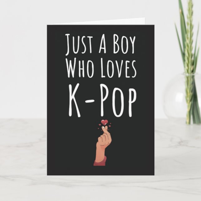 Cute Kpop Cards For Boys K Pop (Front)