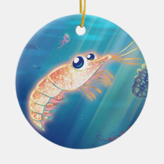 Cute Krill Ceramic Tree Decoration