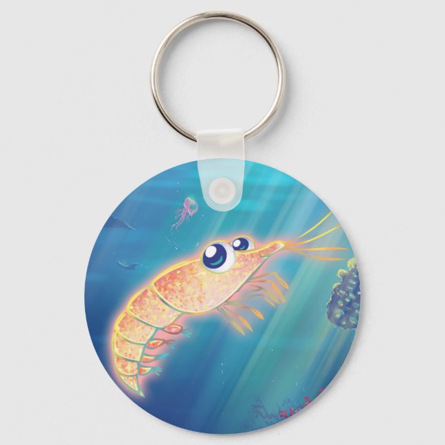 Cute Krill Key Ring (Front)