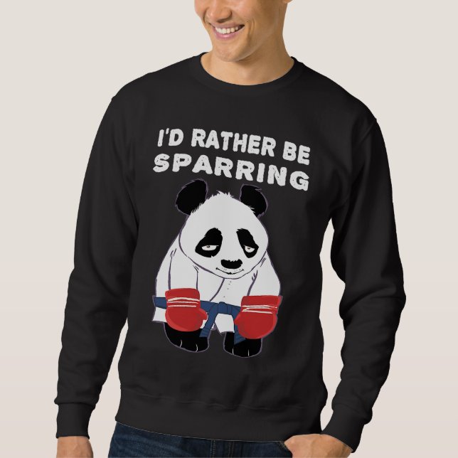 Cute Kung Fu Karate Panda Sweatshirt (Front)