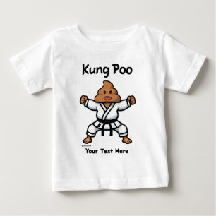 Cute Kung Poo Karate Baby T-Shirt