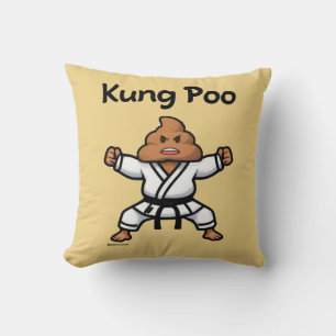 Cute Kung Poo Karate Cushion
