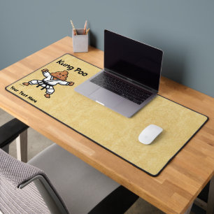 Cute Kung Poo Karate Desk Mat